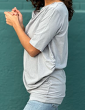 Organic Scoop Neck Tunic - Women