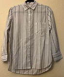 Tide Boyfriend Organic Cotton-Blend Button Up Top - Women