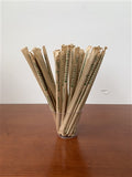 Hemp Plastic Straws Individually wrapped, Box of 500