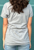 Quarry Cross Tie Organic Cotton-Blend  Crewneck Tee - Women