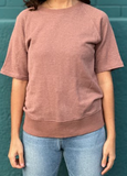 Women French Terry Short Sleeve Sweatshirt